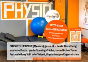 Jobsuche / Stellenanzeige Physiotherapeut in Engelskirchen