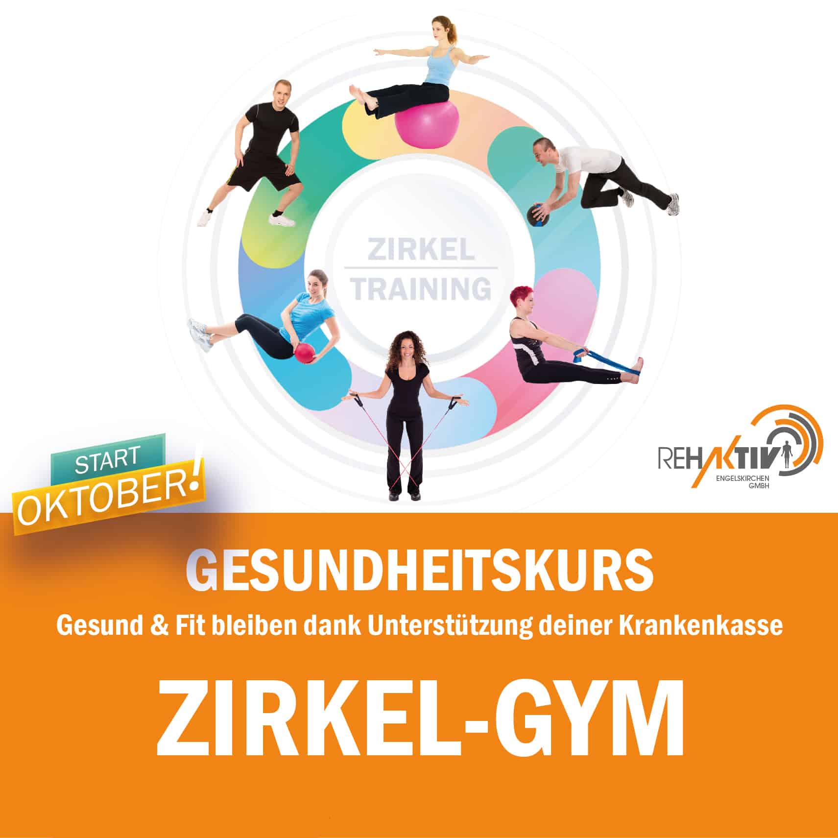 ZIRKELGYM PRÄVENTIONSKURS §20 SGB V Rehaktiv Engelskirchen GmbH