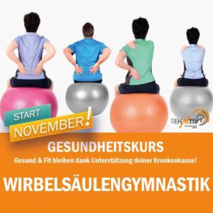 Wirbelsäulengymnastik – Gesundheitskurs – Start 08.11.2022