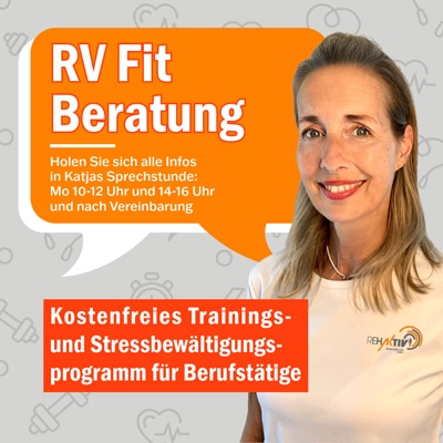RV Fit: Kostenfreies Rehabilitations-, Trainings- und Stressbewältigungsprogramm für Berufstätige im Rehaktiv Engelskirchen