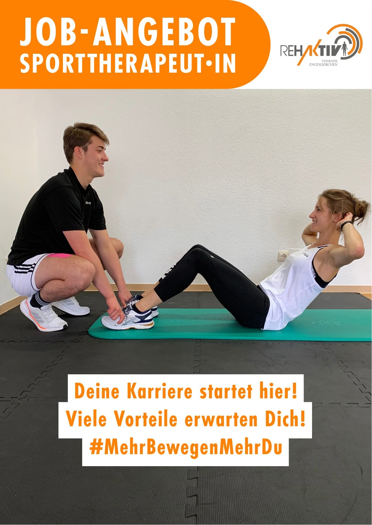 Sporttherapeut/in in Engelskirchen gesucht